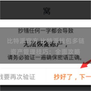 比特派官方 比特派钱包多链资产管理技巧：全面攻略