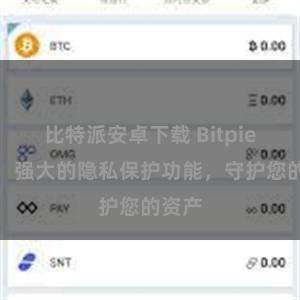 比特派安卓下载 Bitpie钱包：强大的隐私保护功能，守护您的资产