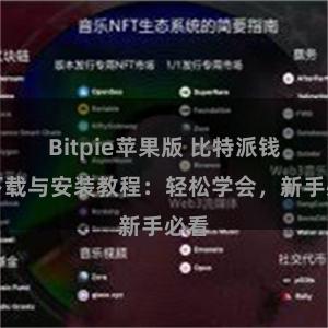 Bitpie苹果版 比特派钱包下载与安装教程：轻松学会，新手必看