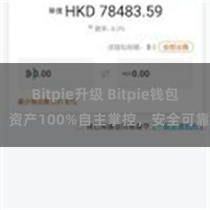 Bitpie升级 Bitpie钱包：资产100%自主掌控，安全可靠。