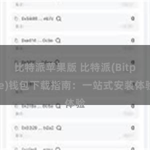 比特派苹果版 比特派(Bitpie)钱包下载指南：一站式安装体验