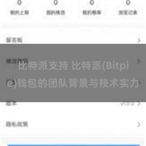 比特派支持 比特派(Bitpie)钱包的团队背景与技术实力